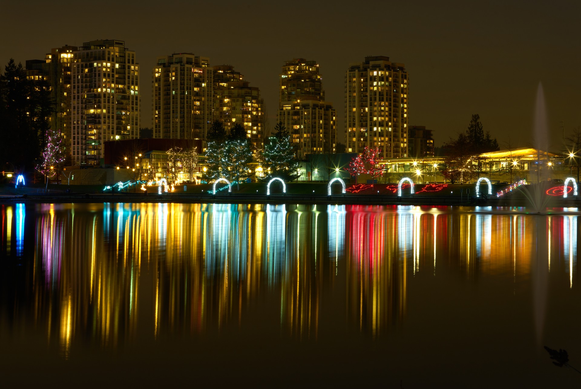 Lafarge Lake Christmas Lights Coquitlam